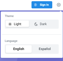 Register button on Y-sports platform